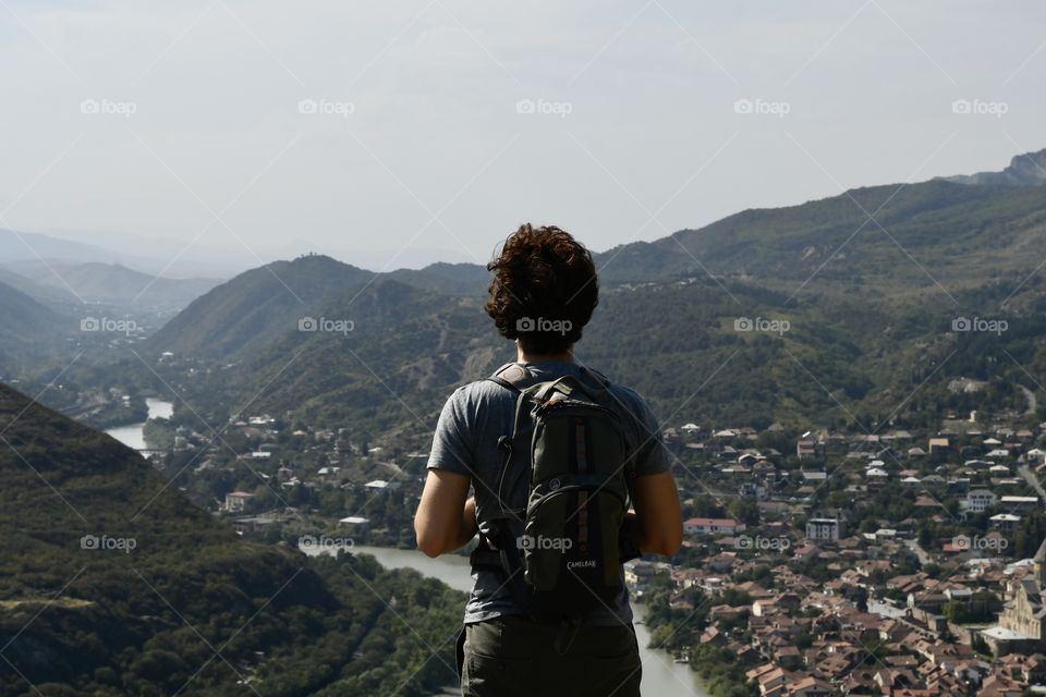 Looking at the old city 