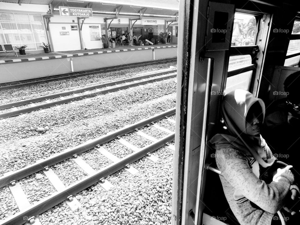 The train door has opened