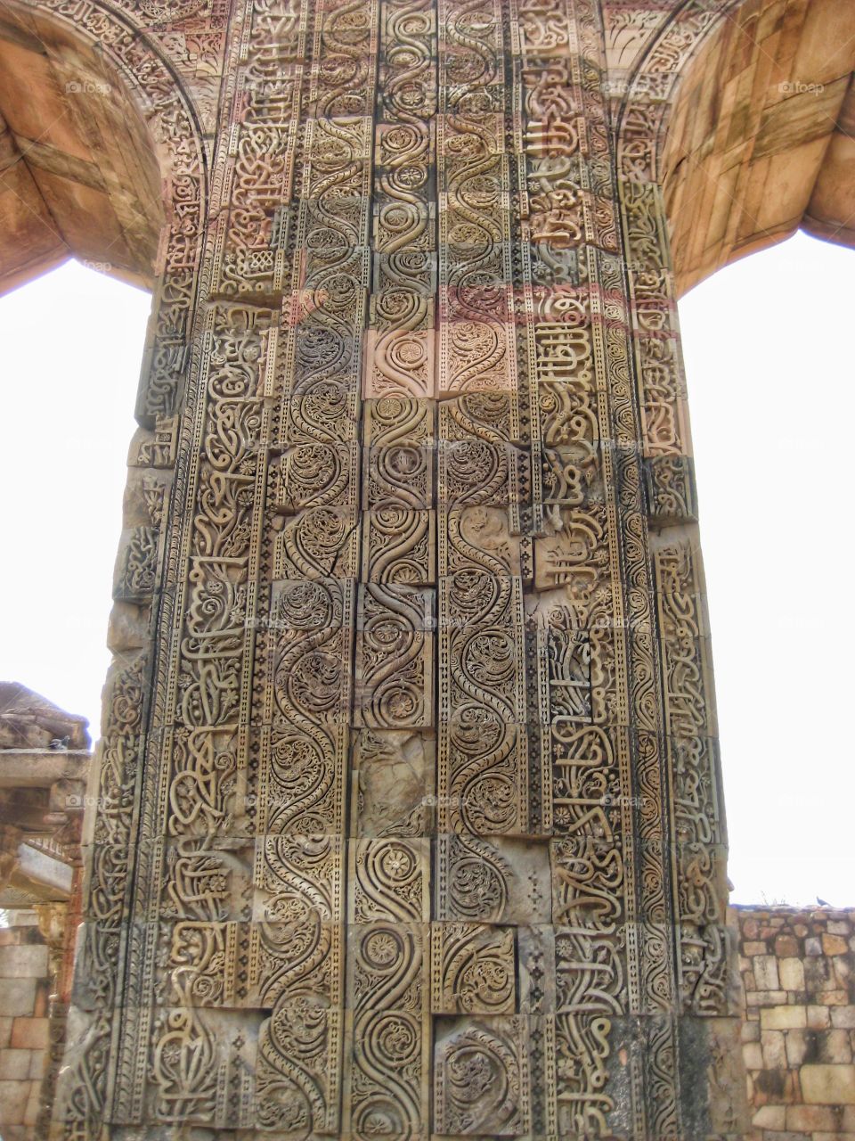 Qutb Complex New Delhi, India. UNESCO World Heritage Site