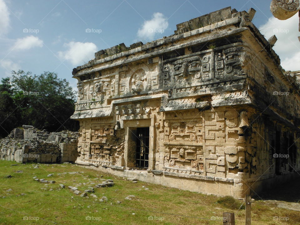 Mayan ruins. Taken at Chichen Itza