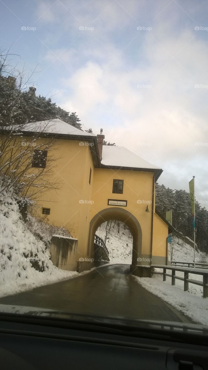 Austria mountain road