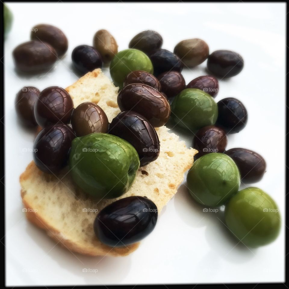 Fat pills. Olives snack