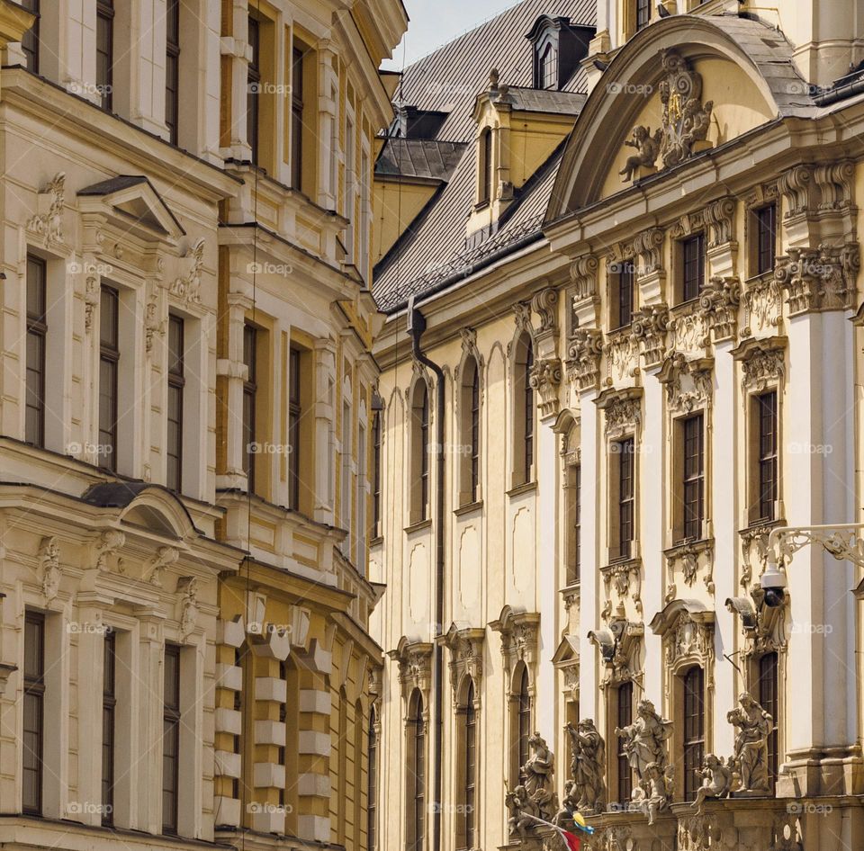 beautiful buildings on university street