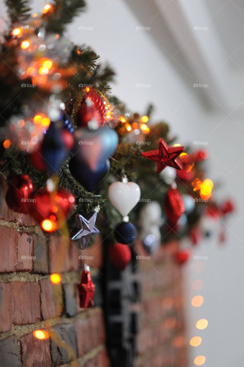 December decorations lights 