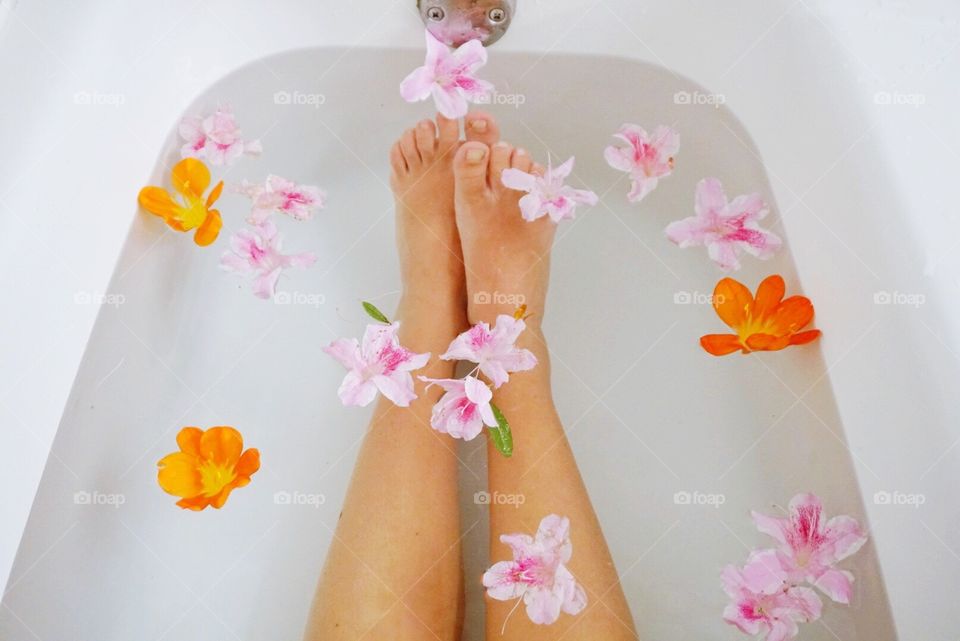 Flower bath 