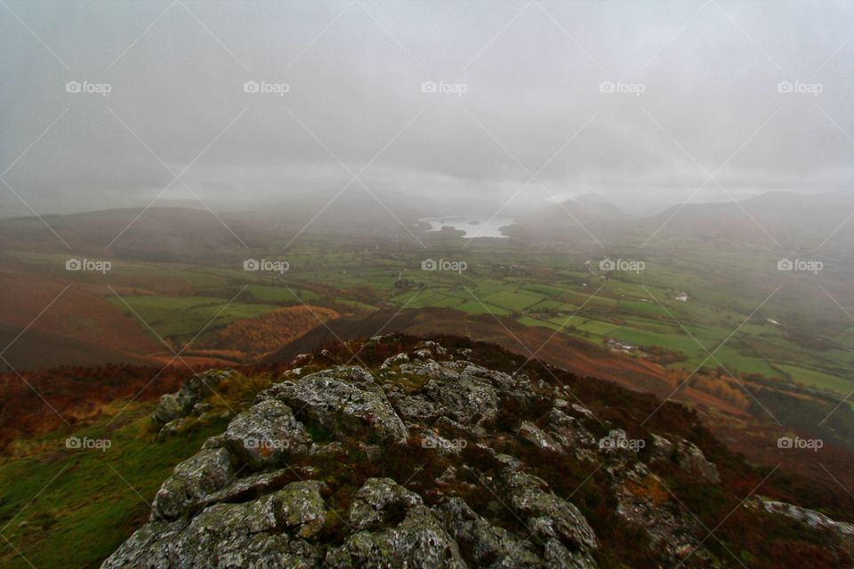 Foggy morning hike, Keswick, Lakes District