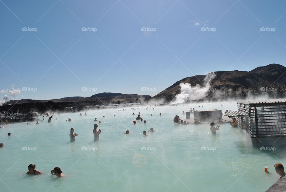 Iceland blue lagoon