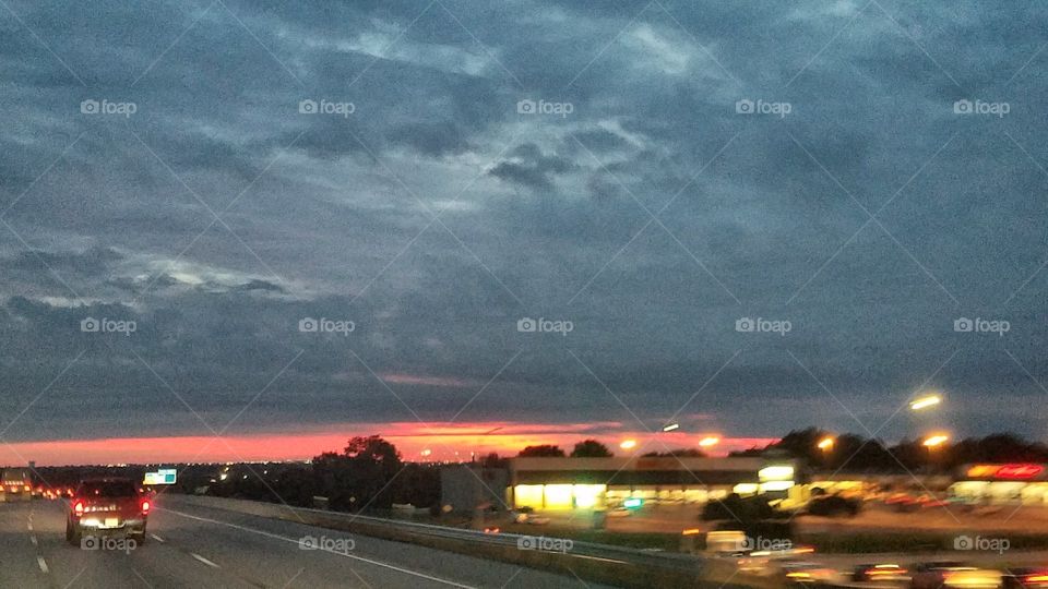 Fort Worth tx. sunrise was lovely. traffic was a bear.