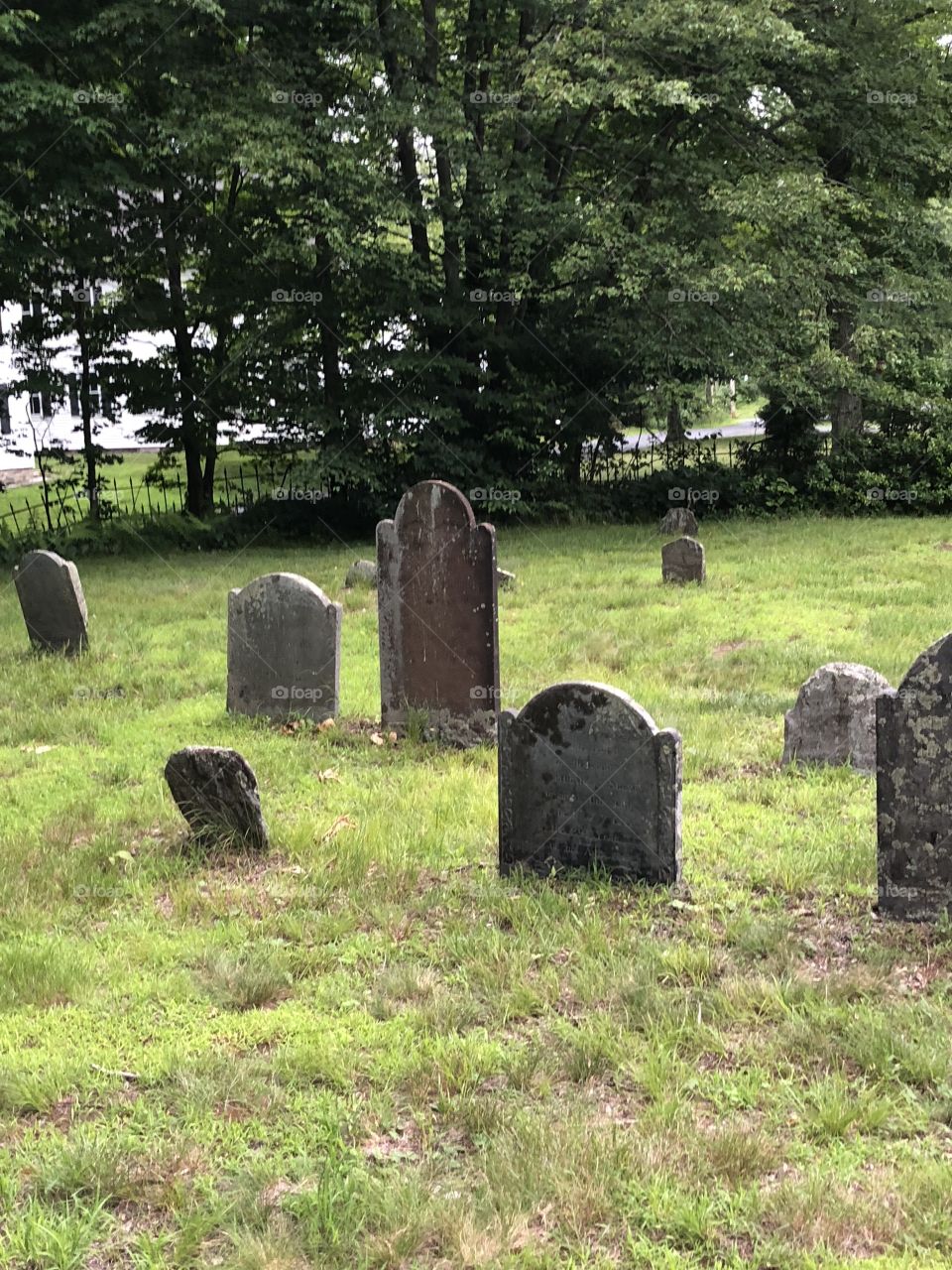 Union Cemetery in Easton, CT known to be haunted photo taken June 2018