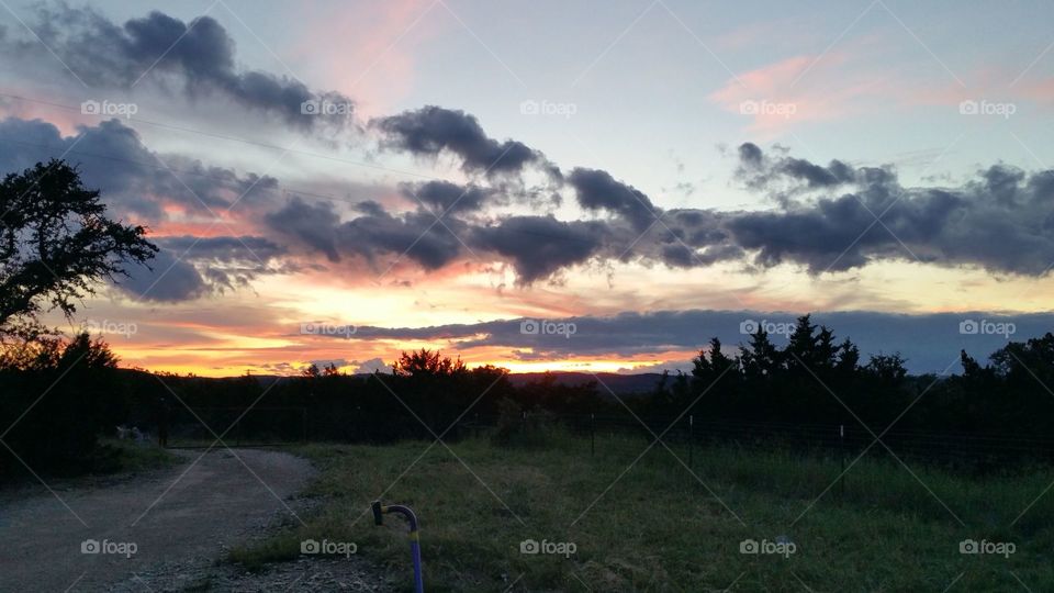 Sunset on the Ranch