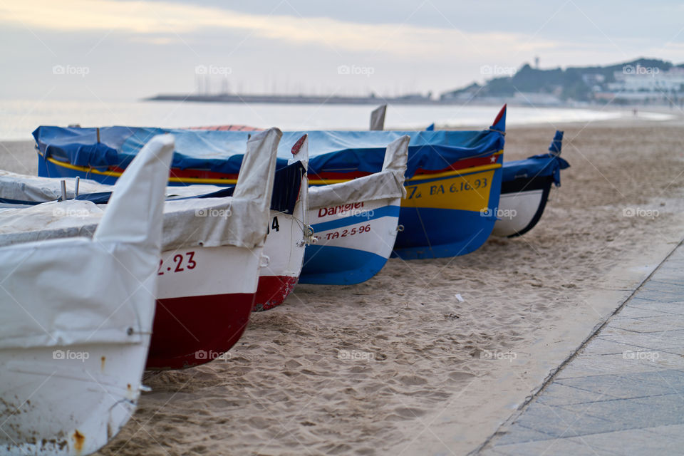 Boats on the beach 