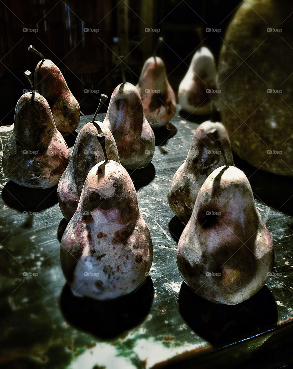 Pears on Display