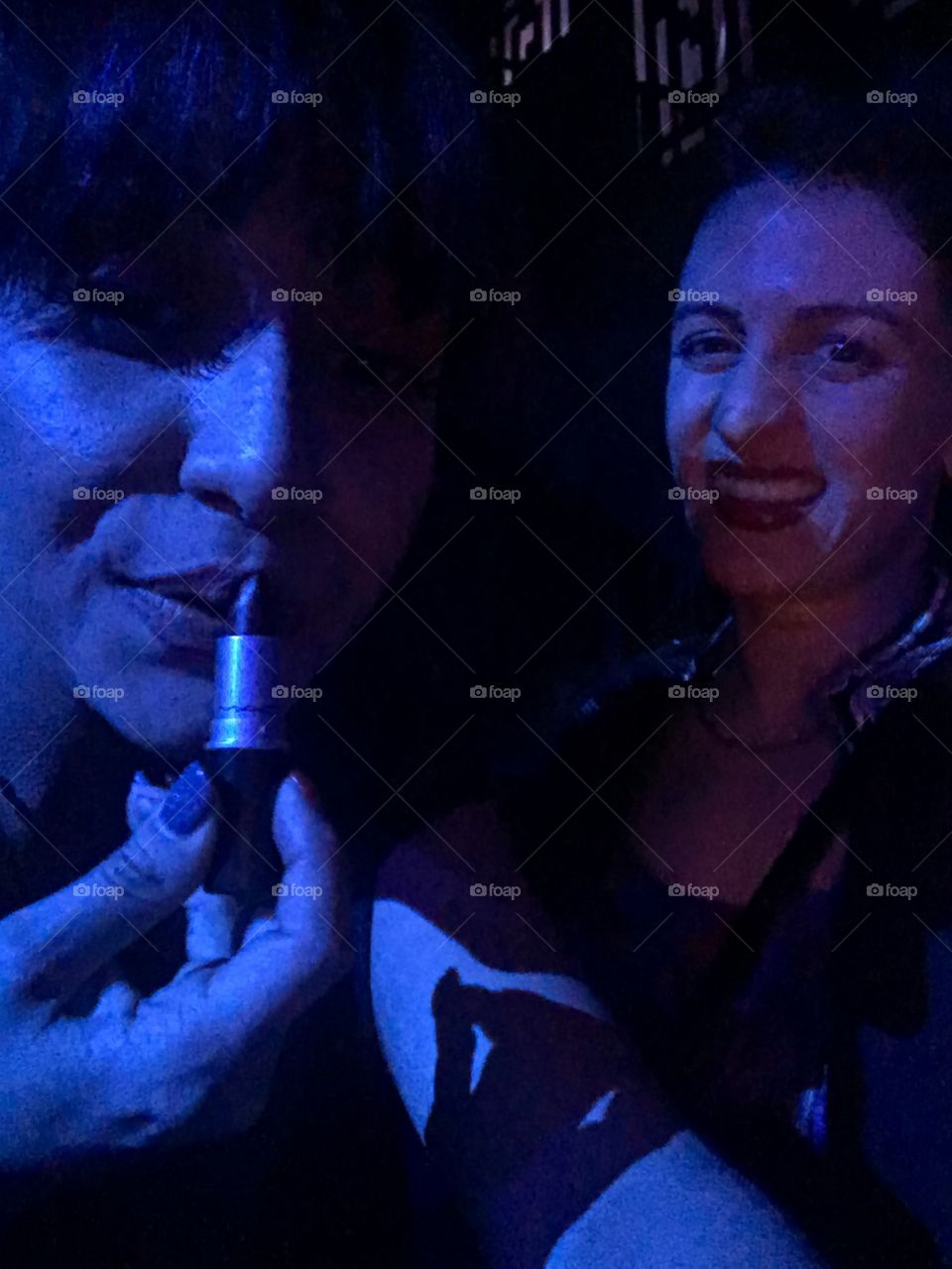 Putting on lipstick while drunk is a challenge