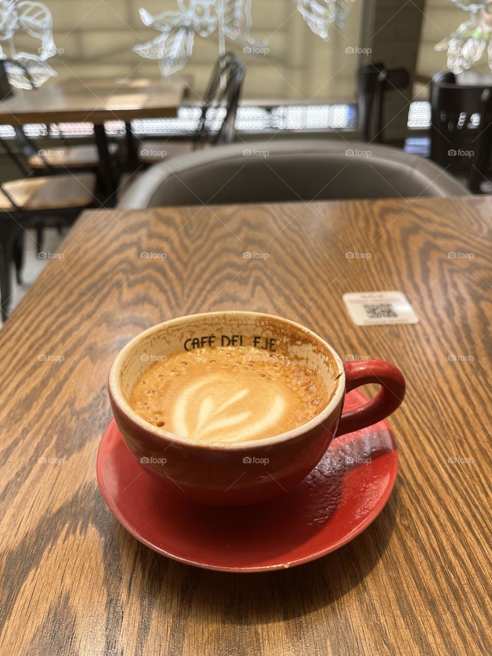 Relaxing with a cup of coffee 