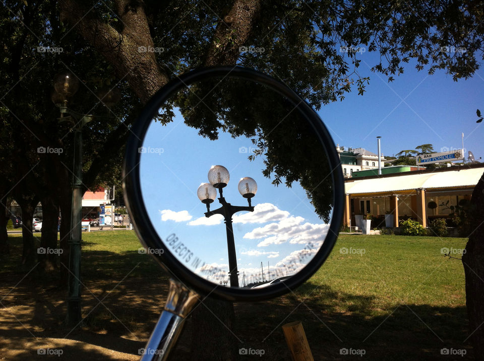 city light tree clouds by munda.net
