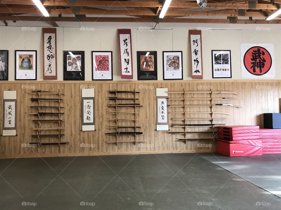 Inside the Bujinkan dojo. It is like being in Japan without having to leave the United States.