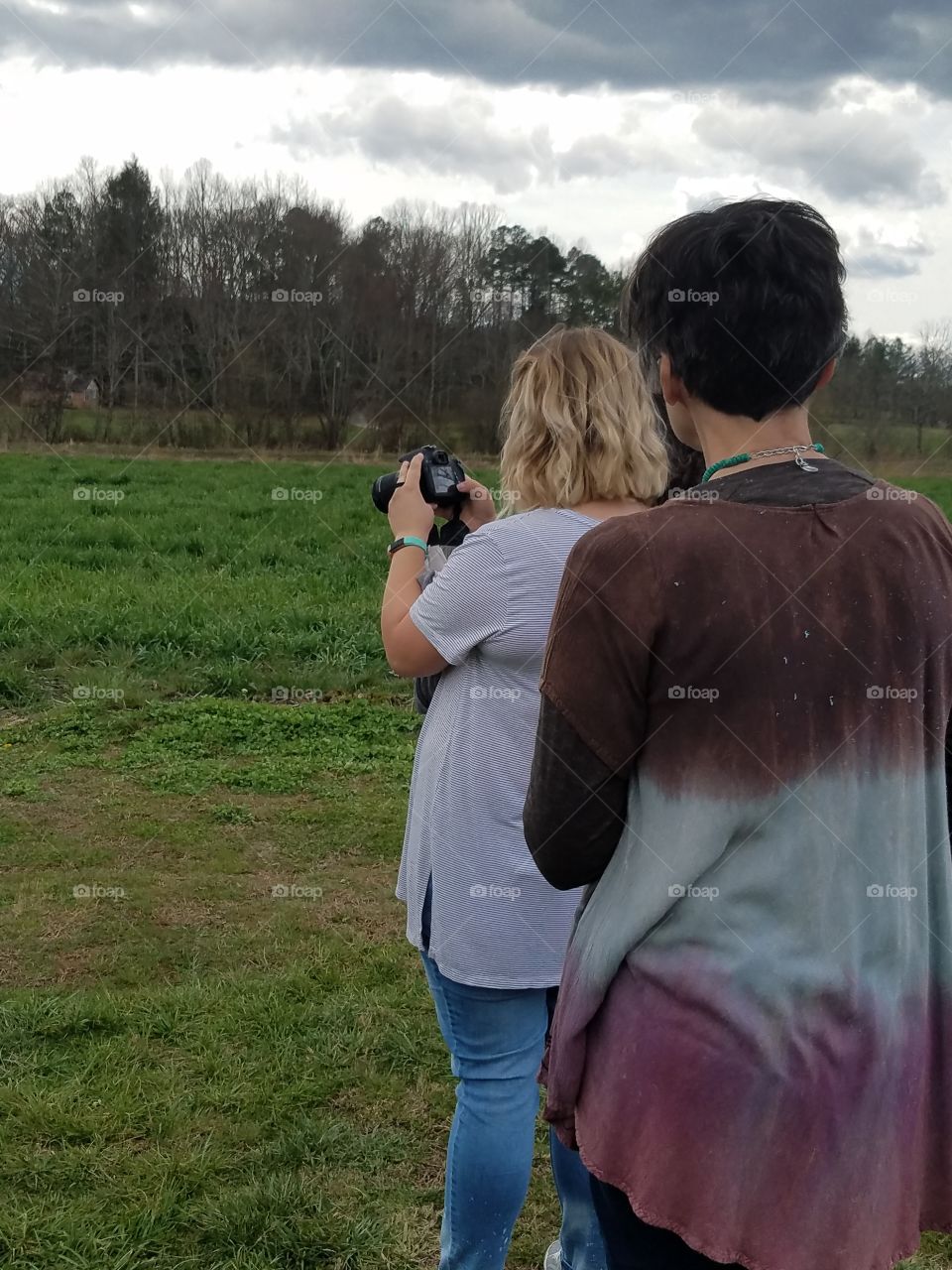 Photographer in action