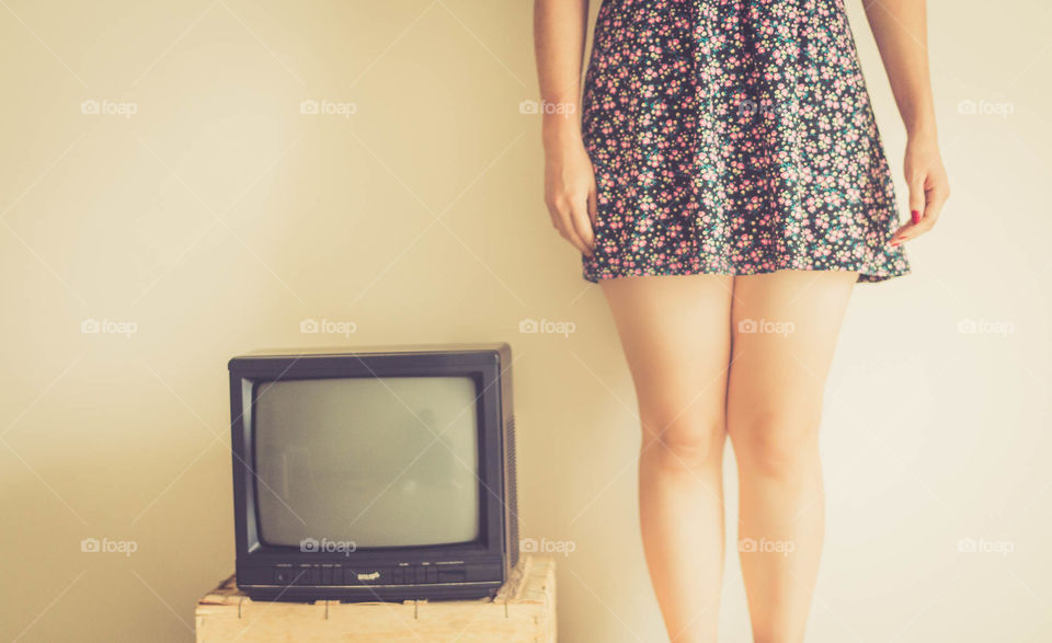 Legs and tv