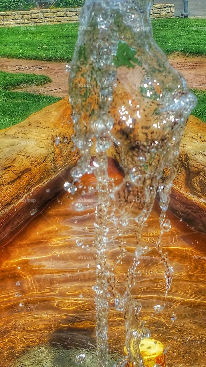 Water from Fountain