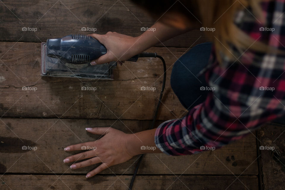 Fixing a wooden floor