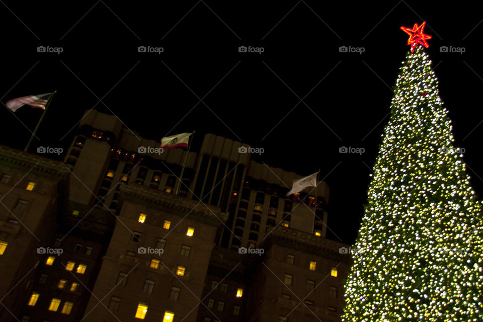 THE CHRISTMAS AT UNION SQUARE SAN FRANCISCO CALIFORNIA