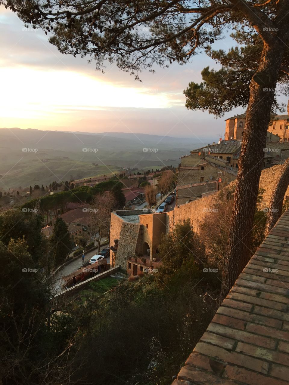 Sunset in Volterra - Italy