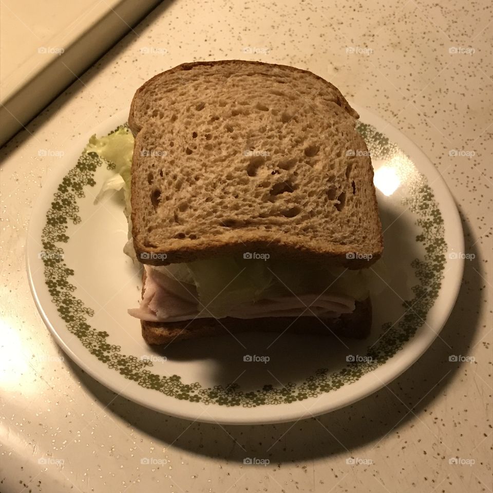 A homemade sandwich as a simple yet pleasurable work of art. Not to mention it is tasty.