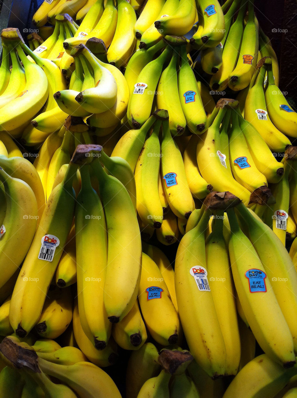 yellow bananas bunches by tplips01