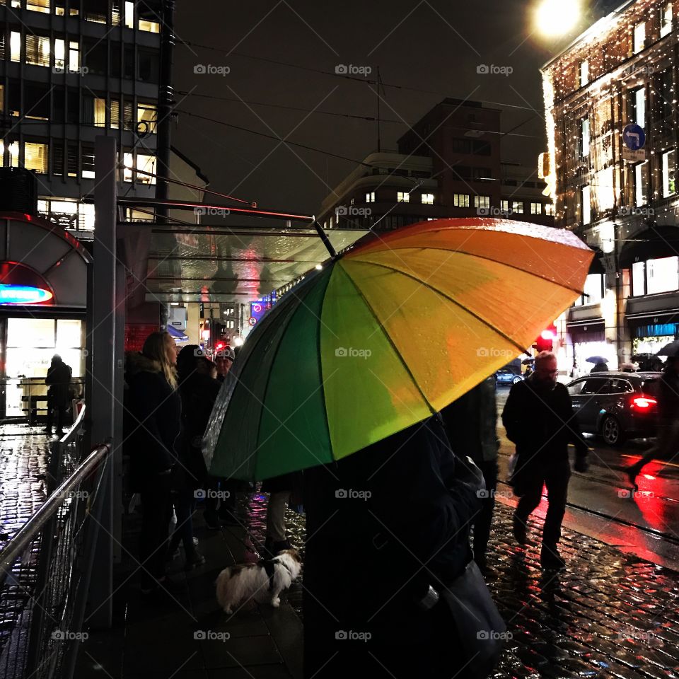 colorful umbrella