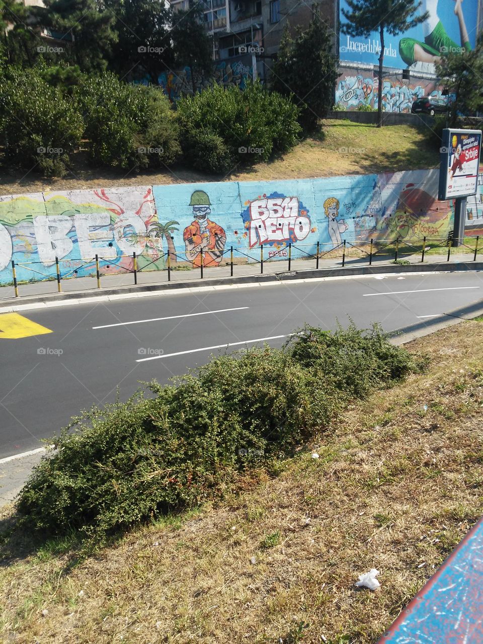 Graffiti in the city 