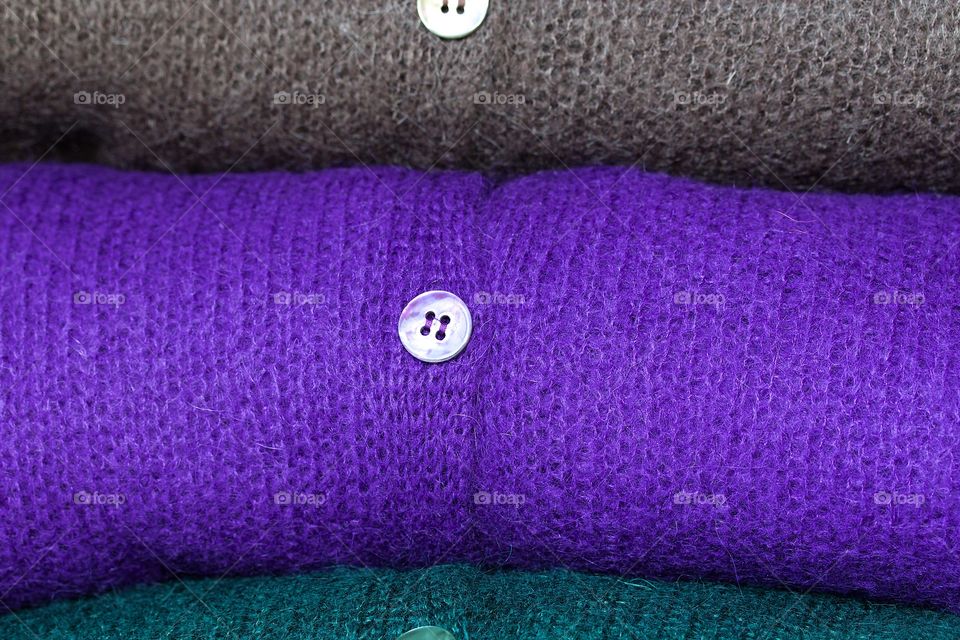 Writings purple cardigan