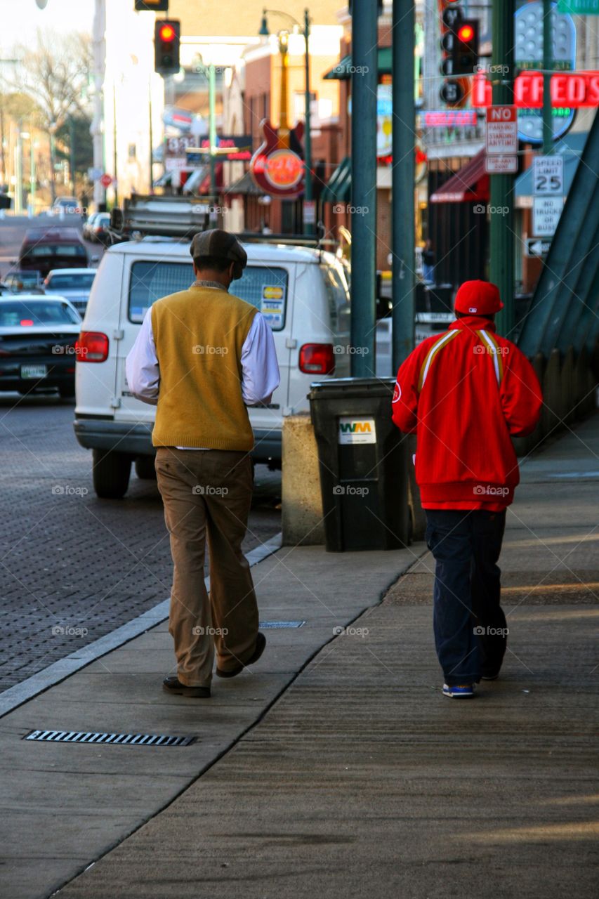 Walking in Memphis 