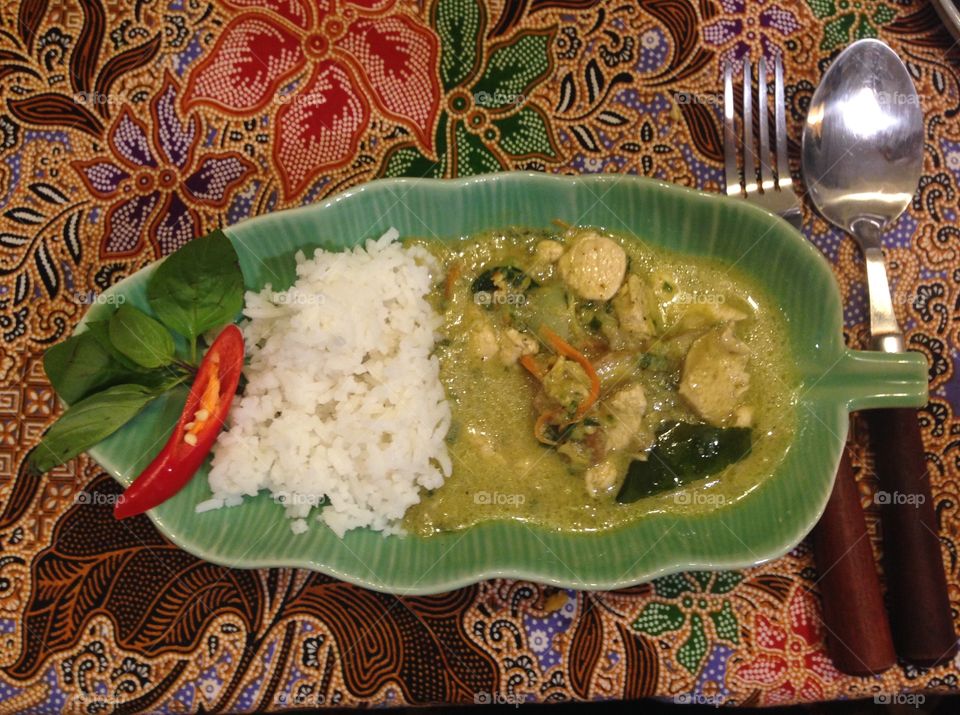 Hot and spicy curry