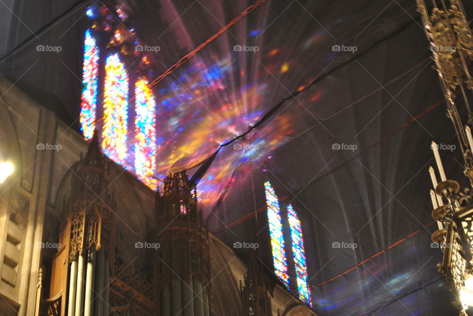 Ceiling in a cathedral in Washington Dc