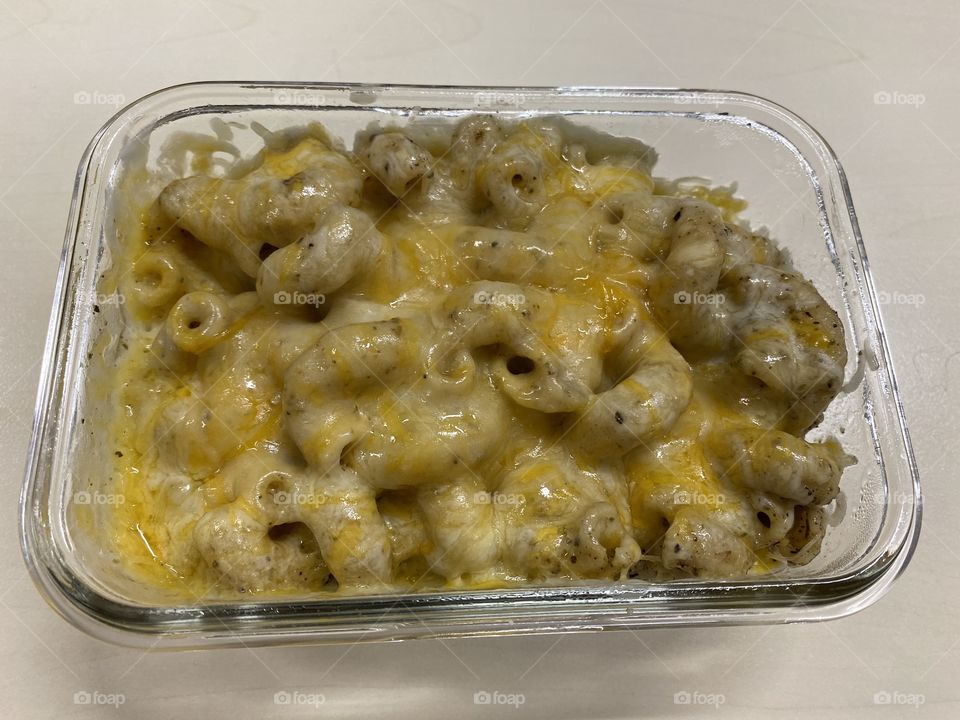 Homemade cheese macaroni