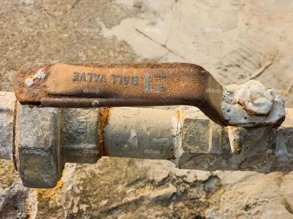 Valve made up of iron for water tank