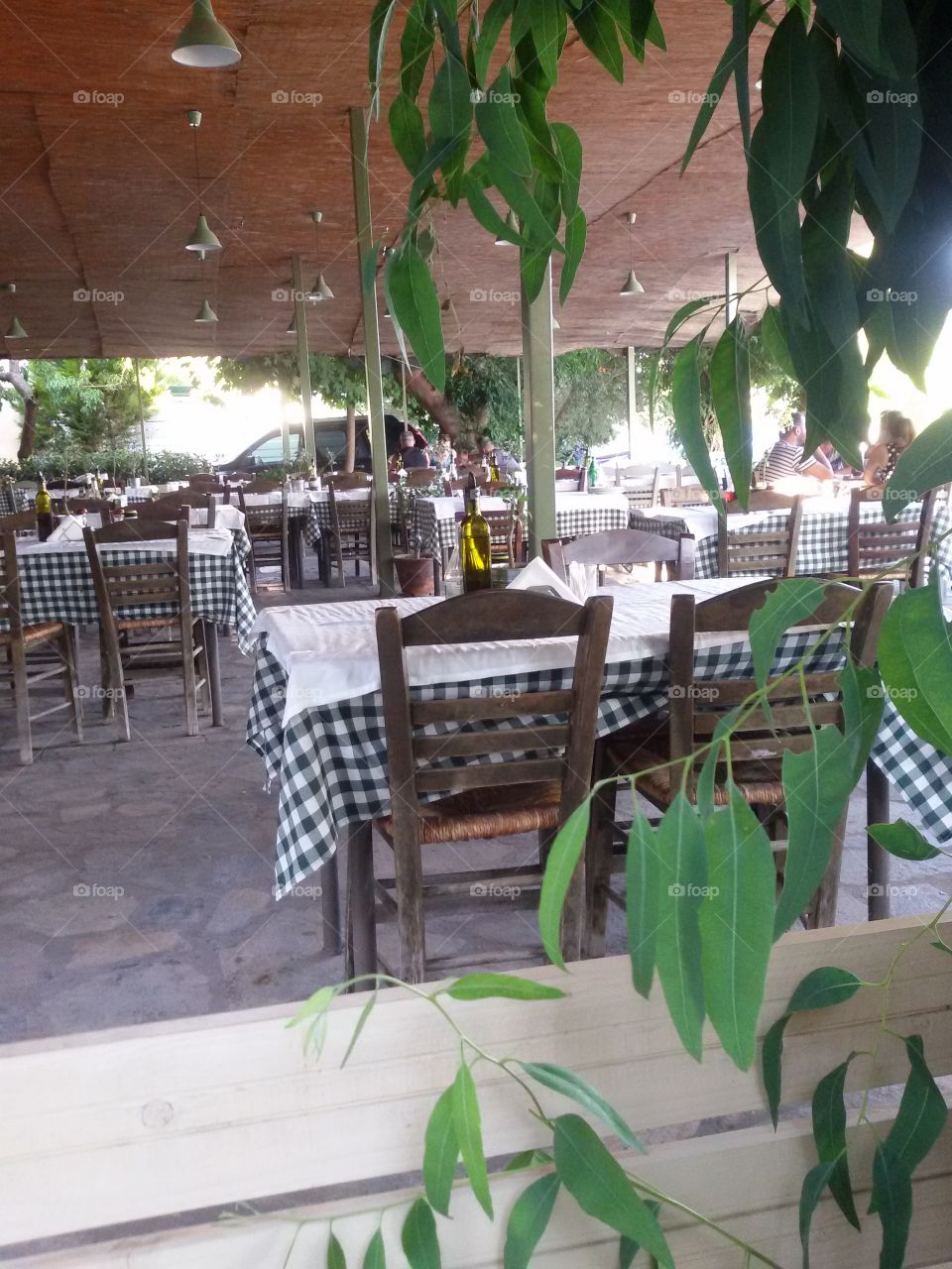 Taverna in greece near beach