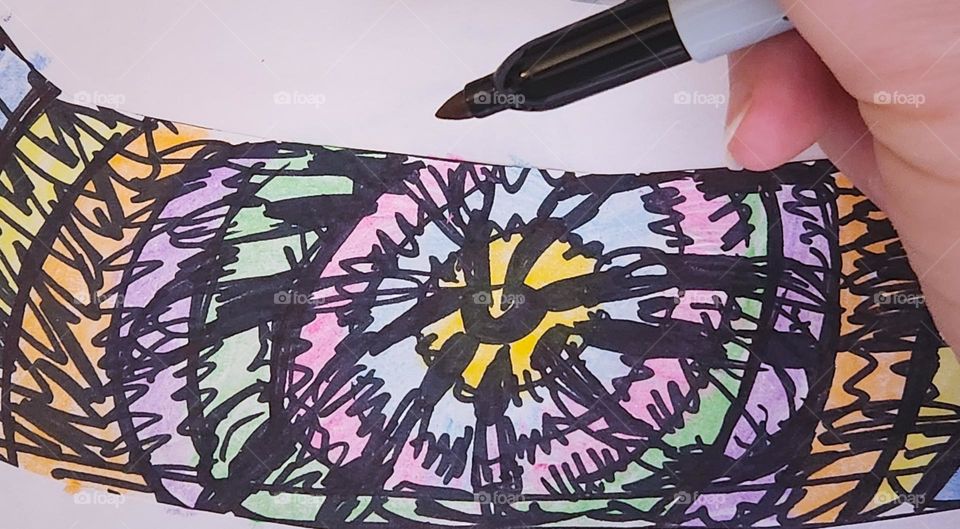 art allows us to bring color to our world and brighten up our lives in the dark moments