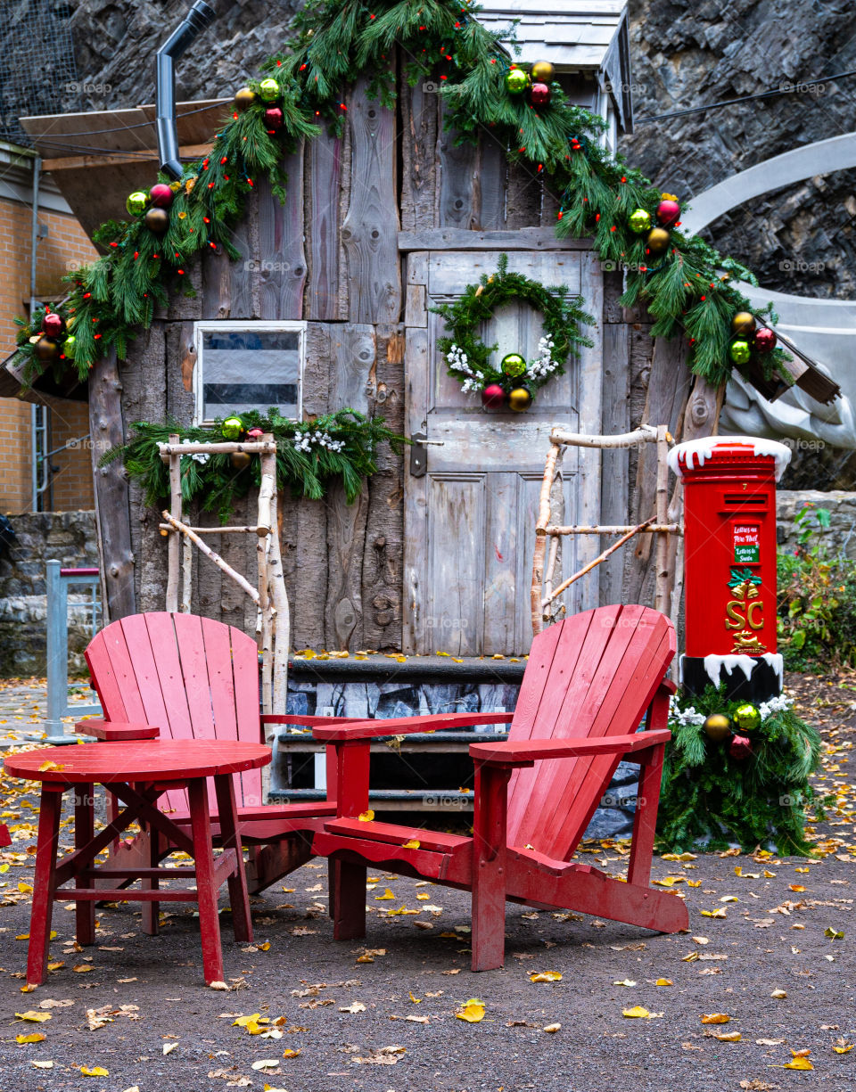 Old Quebec city, Château Frontenac from above