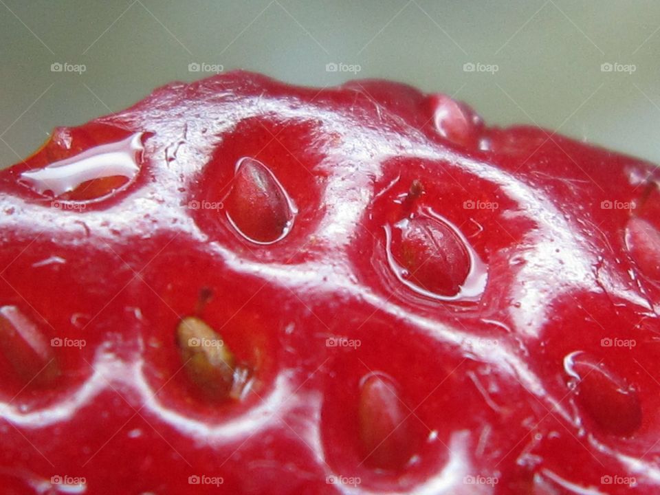 Ripe and juicy strawberry 