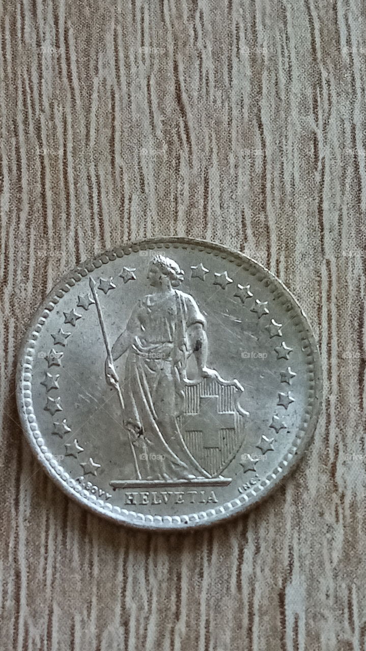 1/2 Franken 1958 Silber, Schweiz