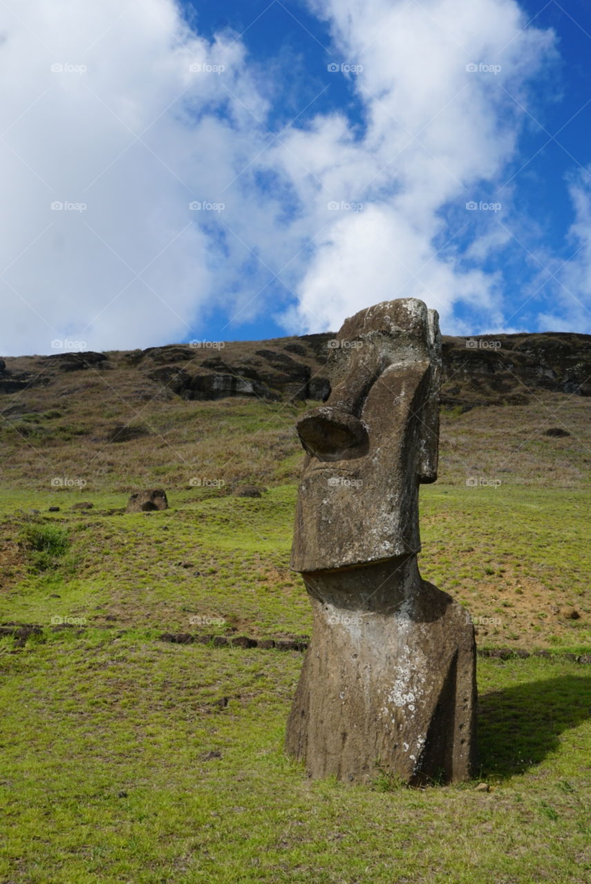 moai at the quarry