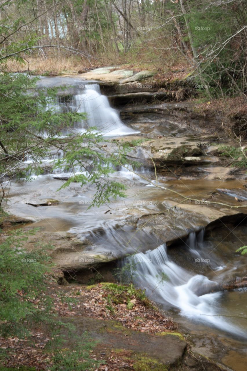 Upper falls in Hocking Hills