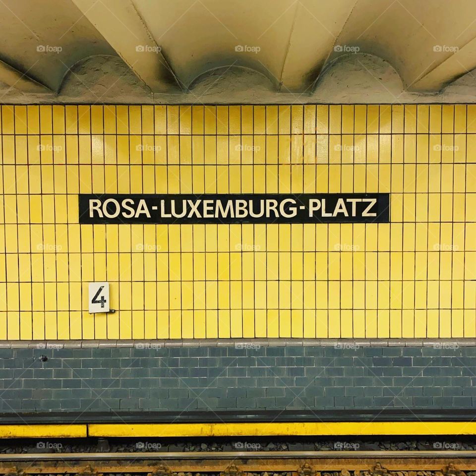 Berlin metro station @look_at_ber