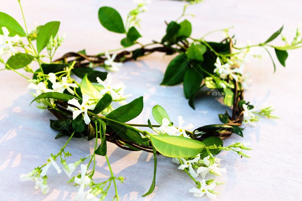 Jasmine flower crown