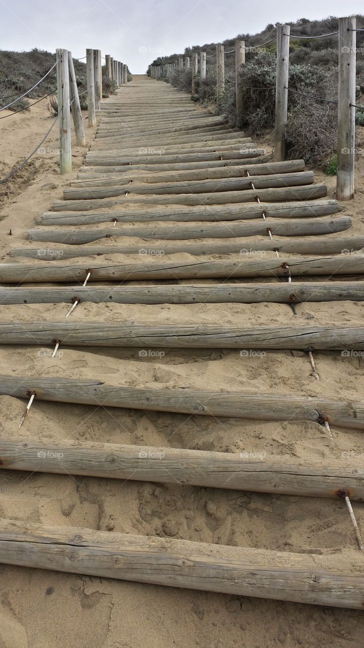 beach steps