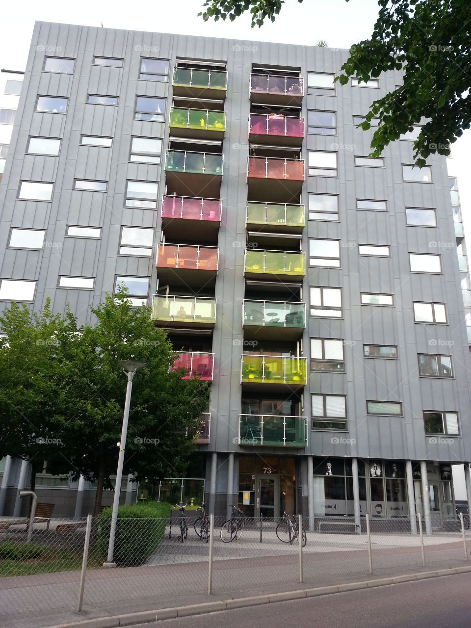 Colorful balcony
