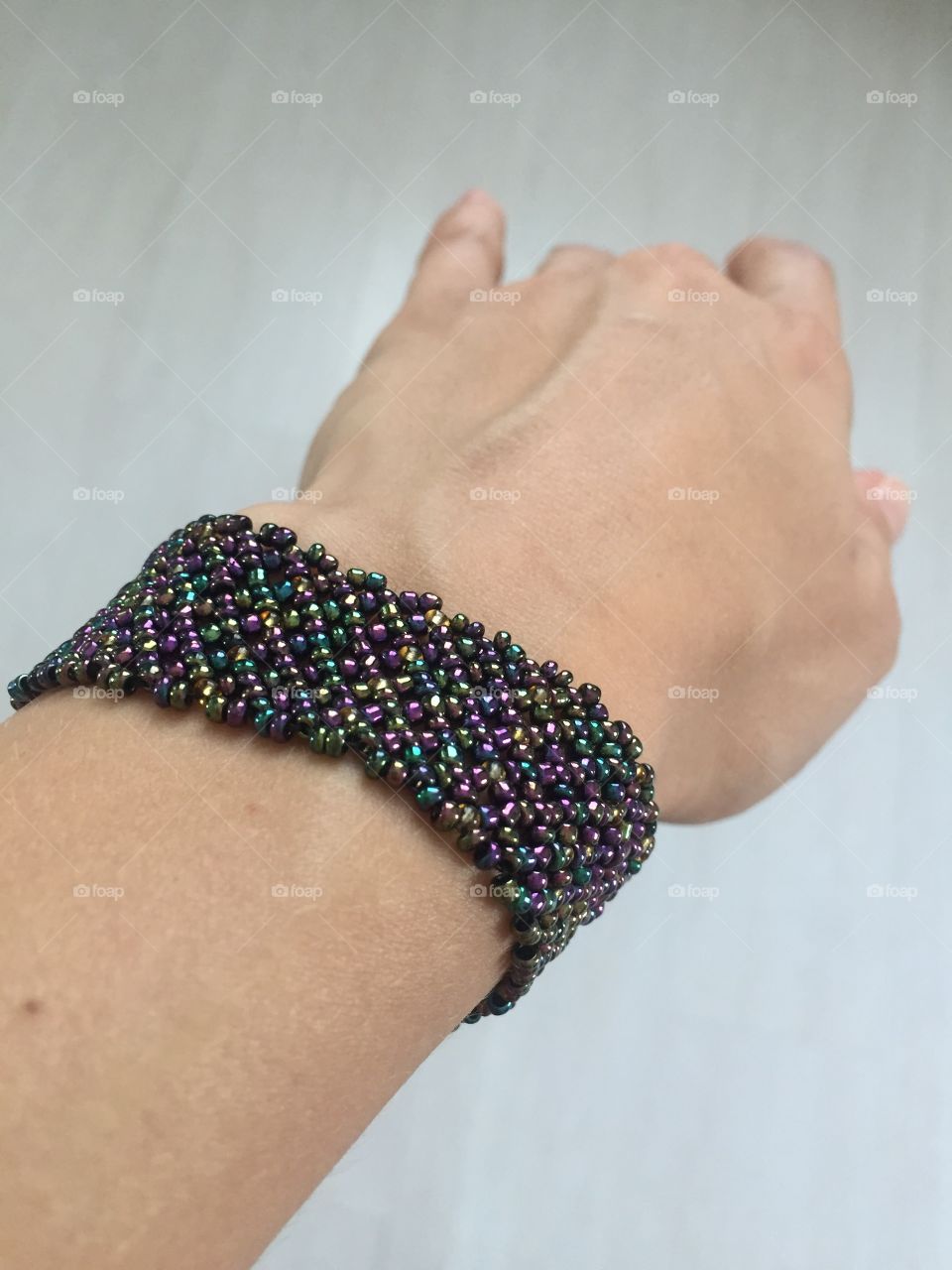 Handmade beads bracelet