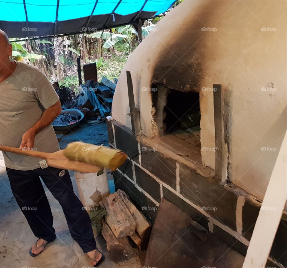 Wood oven for baking