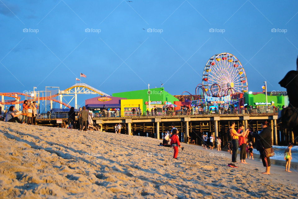 Santa Monica beach